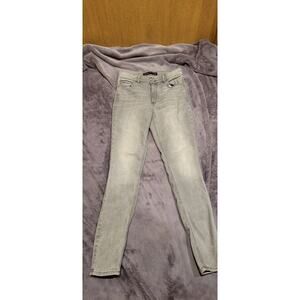 Express Performance Stretch Legging Jeans Womens 6R Gray Excellent High Rise
